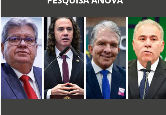 João Azevedo lidera com folga corrida ao Senado na Paraíba, aponta pesquisa Anova